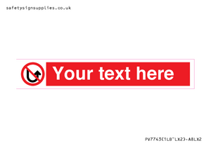 Custom prohibition No u turns